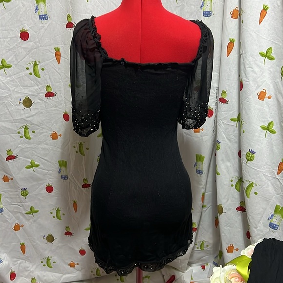 Sisley black with crystal been dress 👗 - Picture 5 of 8